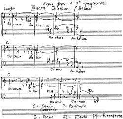 В. Г. Тарнопольский. «Сцены из действительной жизни». 3-я ч. «Chanson»