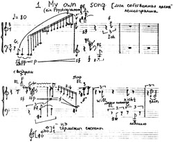 В. Г. Тарнопольский. «Сцены из действительной жизни». 1-я ч. «My own song (ein Psychogramm)»